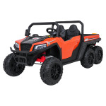 Elektrické autíčko Farmer Truck X-POWER - dvojmiestne, oranžové